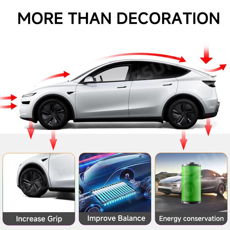For Tesla Model Y Juniper Accessories ABS Spoiler Rear Trunk Lip Spoiler & Wings for Tesla Model Y Juniper 2025 2026