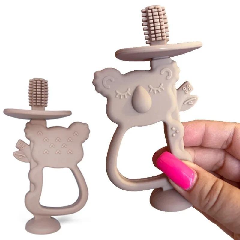 1pc Baby Teething Toys, Food Grade Silicone Koala Toys, Teething Tools for Babies Over 6 Months Old