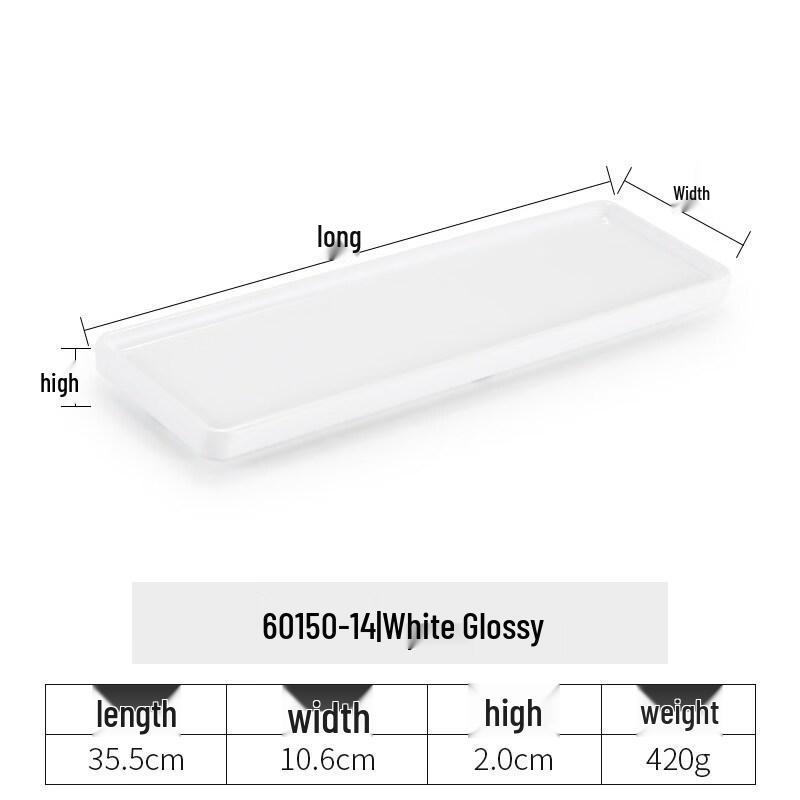 

Melamine Long Narrow Serving Trays