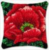 Flowers Plants Series Latch Hook Kit Butterfly Handmade Embroidery Pillow 3d Segment Embroidery Pillow Wool Handcraft Supplies 