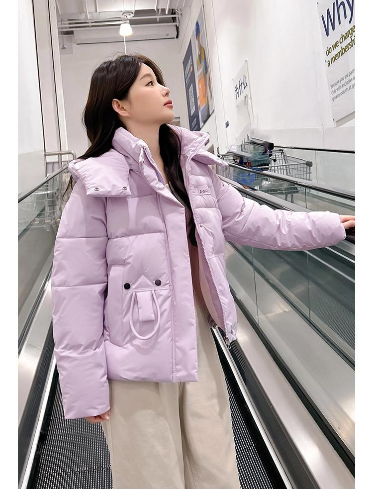 Hooded Loose Short Jacket Thickened Winter Cotton Coat