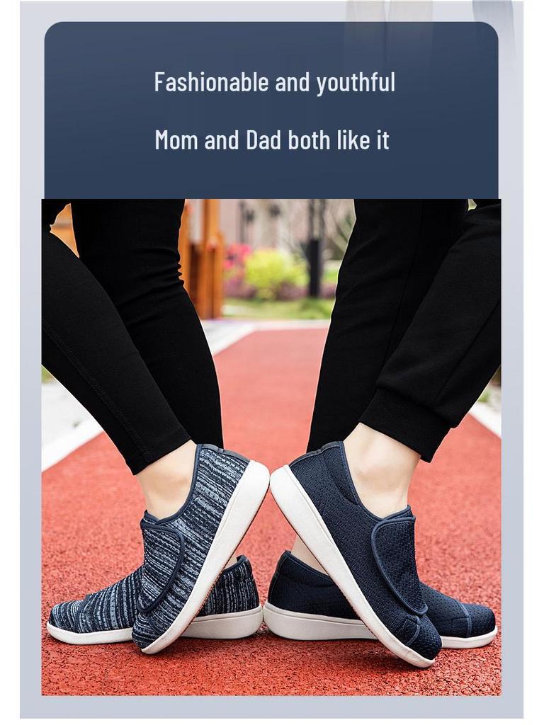 Women's Wide-Fit Breathable Lightweight Walking Shoes - Non-Slip Soft Sole for Elderly Moms & Grandmas