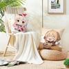 Gentle NNyanko DaysS Cushion Cover Breathable and Skinfriendly Linen Pillowcase Square Removable and Washable Cushion