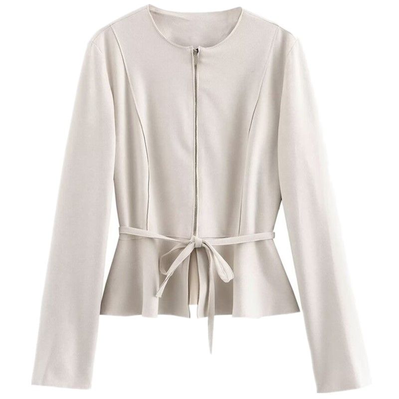 

Модный стиль 2024 Осень Новая женская короткая юбка Подол Эффект замшевой текстуры Куртка Верхняя одежда 4968201 Figure Color L