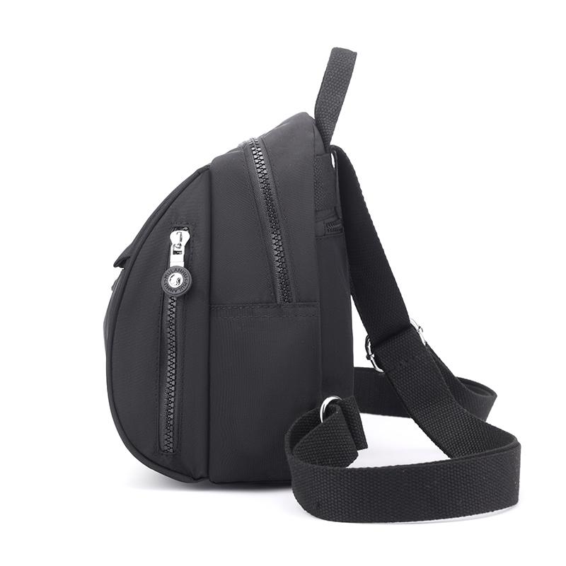 Women's Backpack Solid Color Schoolbag Nylon Travel Bag Shell Backpack