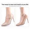 1Pair Shoelaces for High Heels Adjustable Fashion WomenShoe Belt Ankle Holding Loose Anti-skid Bundle Laces Tie Straps Band