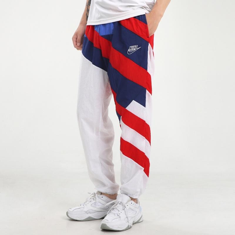 Men's Nike Cozy Breathable Athleisure Casual Sports Long Pants/Trousers White CK6626-100