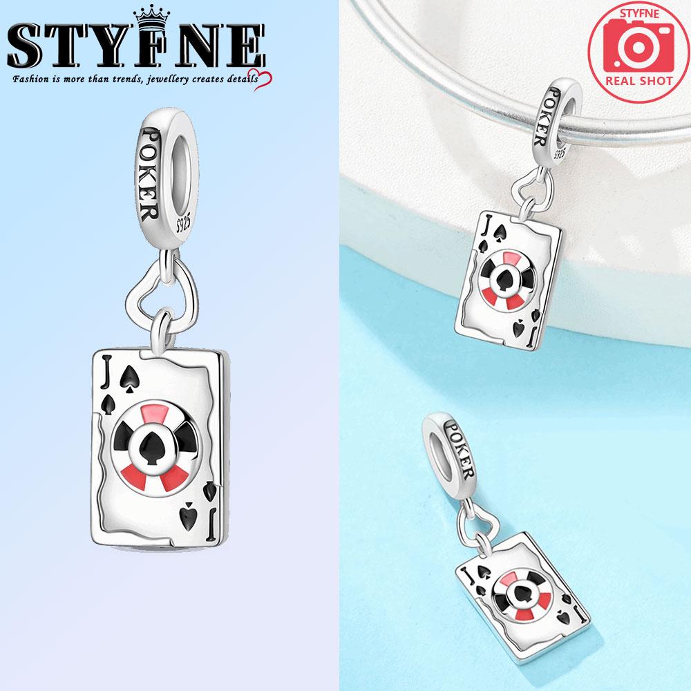 Poker Series Copper Hearts, Spades, Clown K J A 10 Charms Beads Fit 3Mm Original Bracelets Diy Jewelry Birthday Gift