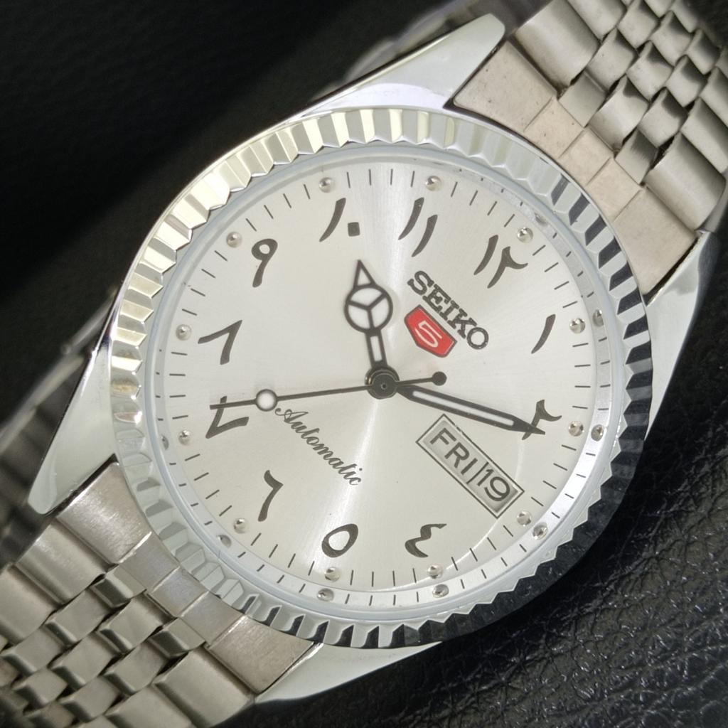REFURBISHED SEIKO 5 AUTOMATIC 6309A VINTAGE JAPAN MENS ARABIC WATCH A441477-5 Sk-a441477
