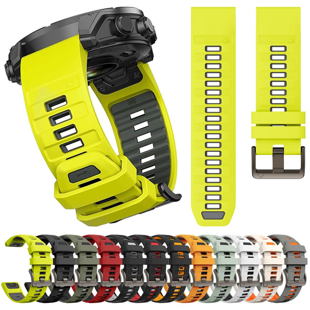 Fenix8 Watch Band For Garmin Fenix 8 47mm 51mm E 7 7X/Epix Pro/6 6X 5X Plus/Enduro 3 QuickFit 26mm 22mm Silicone Bracelet 2028