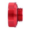 Aluminium Alloy Oil Filler Cover Engine Fuel     for Car (Red)