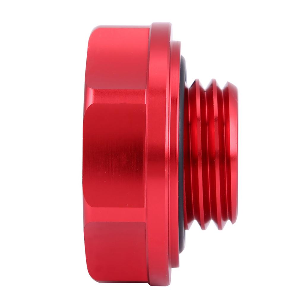 Aluminium Alloy Oil Filler Cover Engine Fuel for Car (Red)