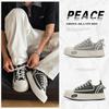 Canvas Shoes Student Black and White Platform Niche Casual Board Shoes X