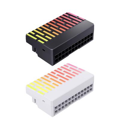 24Pin Male To Female Motherboards Power Connector Plug For 5V 3Pin ARGB Synchronized Connection Vertical Shape