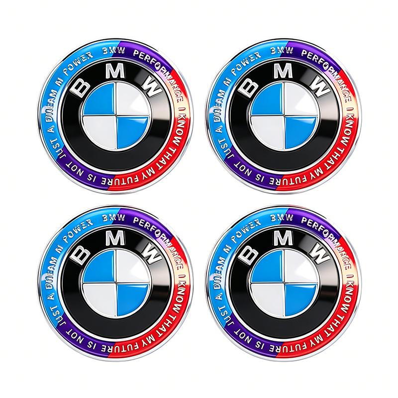 56mm Car Badge Wheel Center Cover Stickers Hub Caps Decal For BMW M Z4 M3 M5 M6 X3 E46 E90 E39 F10 F20 F30 G20 E60 X6 G30 G38 QWAKL1