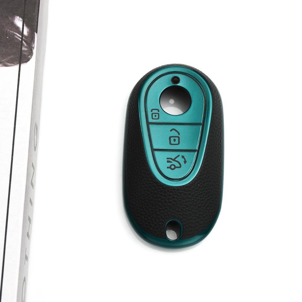 Leder TPU Zubehör Auto Hülle Schlüsselanhänger für Mercedes Benz C S Klasse W223 W206 S350 S400 S450 S500 C200 C260 Auto Schlüsselhülle Abdeckung