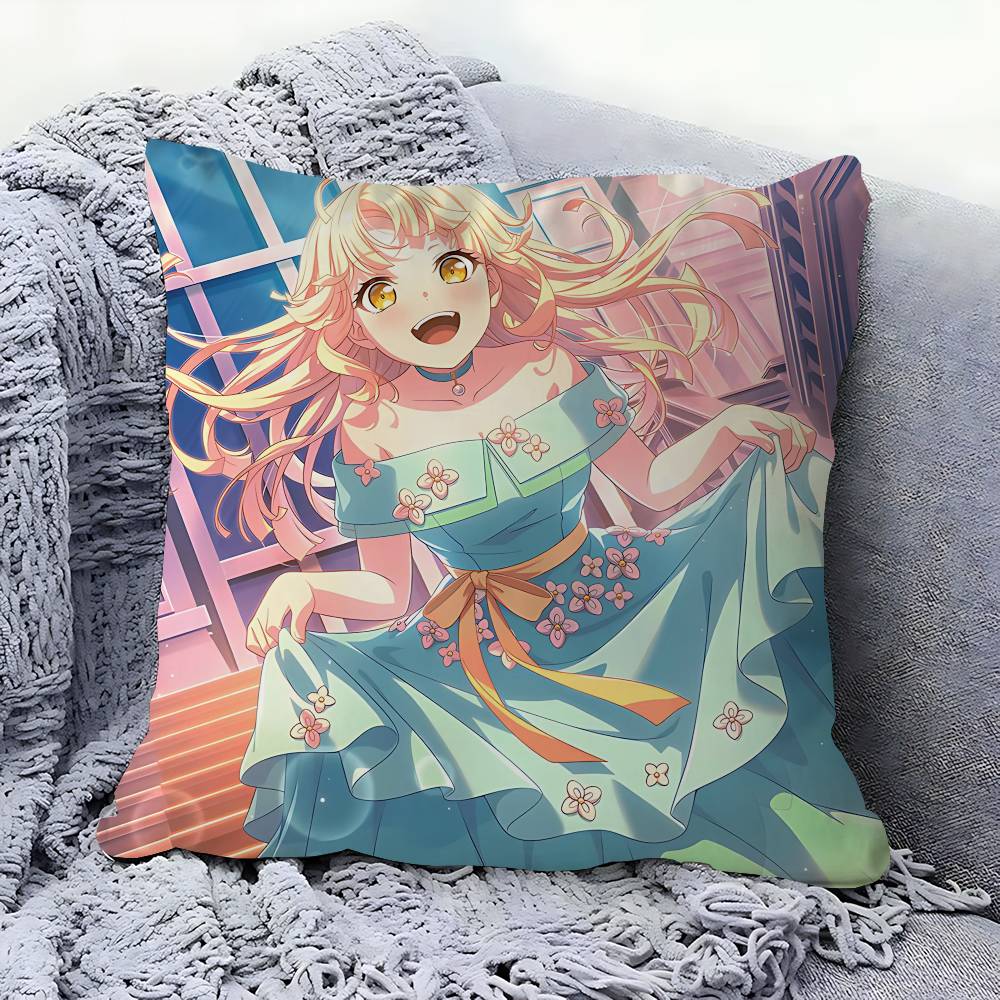 Anime K-Kokoro Tsurumaki Personalized Pillow Dust Cover Bedroom Kids Party Decoration Pillowcase Birthday Children Gift