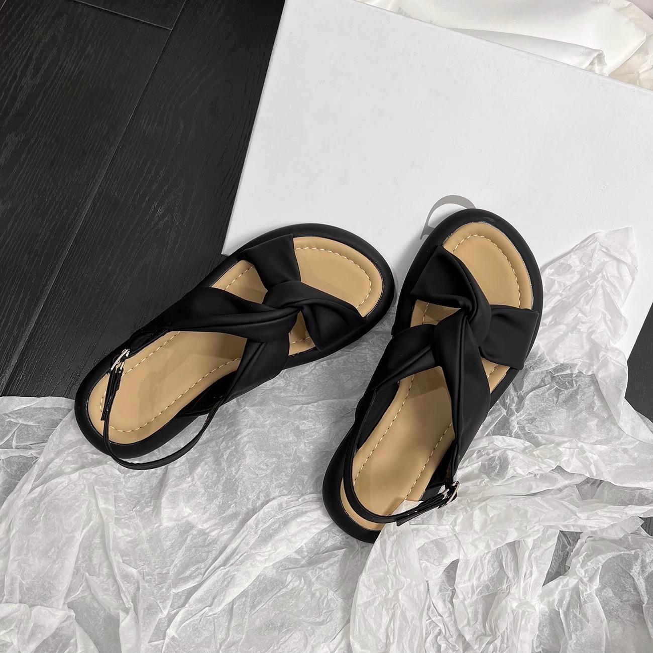 Женские сандалии Классические летние сандалии с ремешком на щиколотке и пряжкой — фото 8