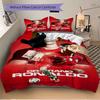 Ronaldo'S Soccer Legend Print 3Pcs Bedding Setduvet Cover With 2 Bedropillowcase Home Birthday Gift