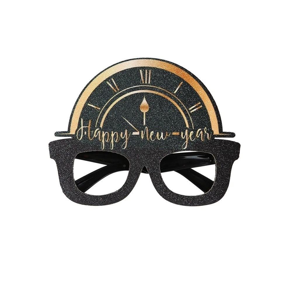 Letters and Numbers 2026 New Year Glasses New Year Decorative Glasses  Xmas Party Decoration