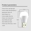USB Night Light Small 5V LED Light USB Plug Lamp  Mobile Power Charging Mini Book Lamps Eye Protection Square Reading Lights