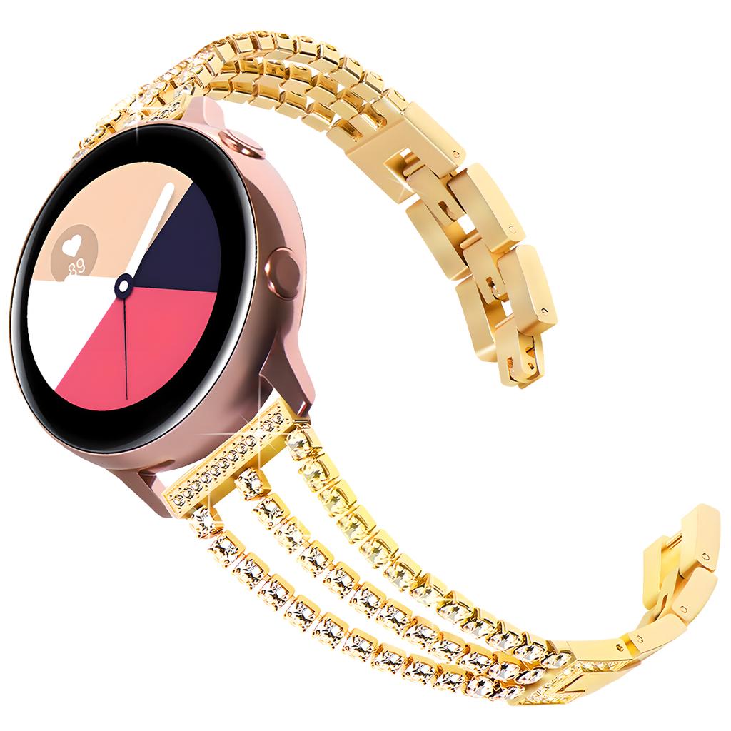 22mm 20mm Women Diamond Bracelet Band for Samsung Galaxy Watch 7 6 5/Pro 4/6Classic Strap 40mm 44mm 45mm 42mm 43mm 47mm Active 2