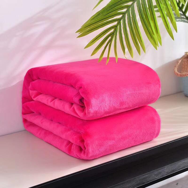 Coral Fleece Blanket Double Sided Fleece Sheet Flannel Dormitory Single Bed Blanket
