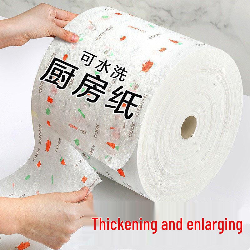 Dual-Use Household Dry & Wet Cleaning Rag: Water-Absorbing, Stain-Removing Disposable Dishcloth