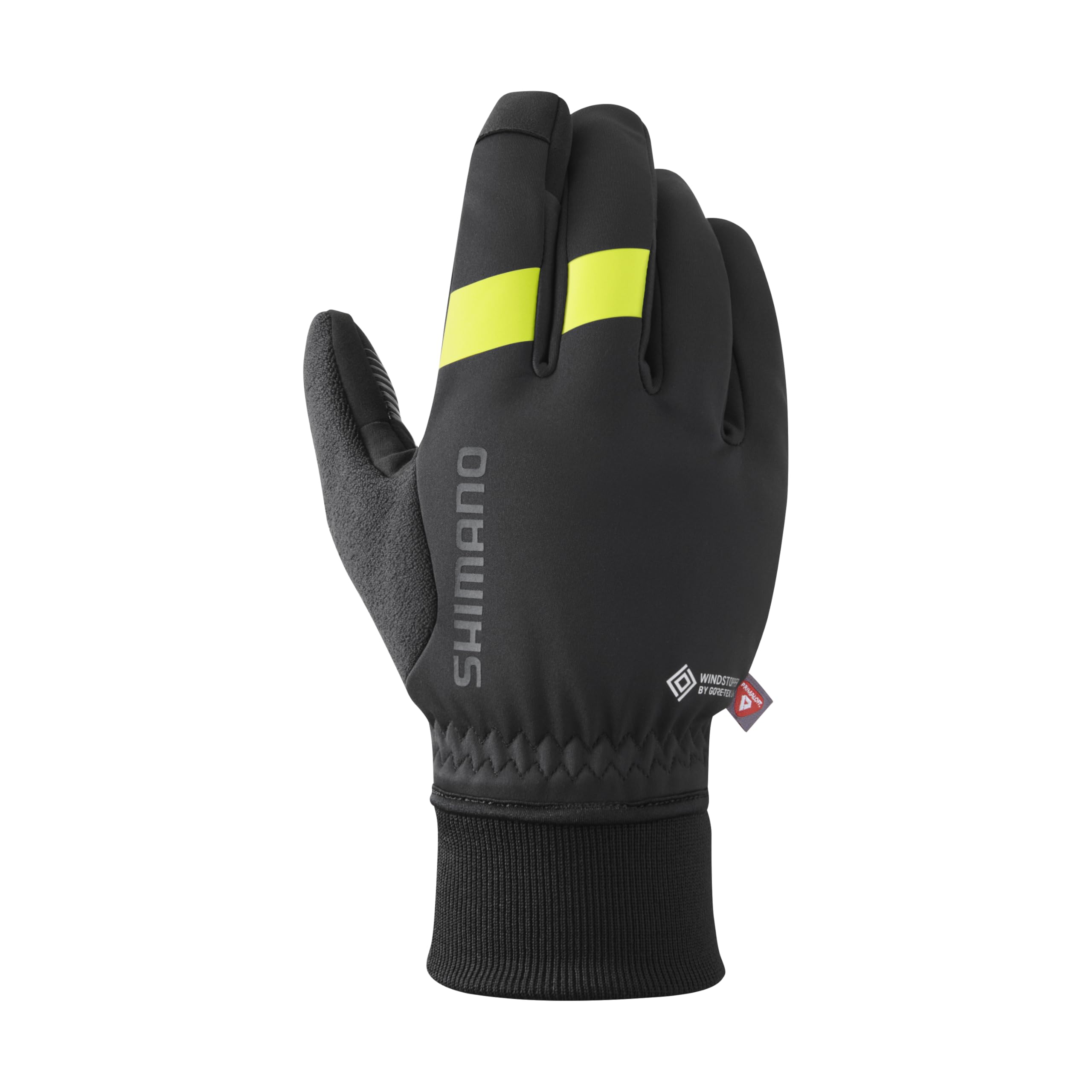 

SHIMANO Cycling Gloves WINDSTOPPER PRIMALOFT Gloves Size: M Approximate hand size: 20.3-22.9 cm Color: Black/Yellow