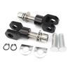 Motorcycle Rear Passenger Foot Peg Support Mount Clevis Kit with Hardware for Softail FXST for Harley Dyna FXR FX,29mm Aluminum Footrest Bracket