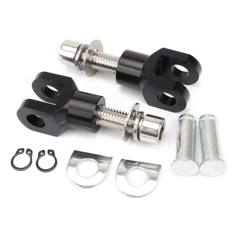 Motorcycle Rear Passenger Foot Peg Support Mount Clevis Kit with Hardware for Softail FXST for Harley Dyna FXR FX,29mm Aluminum Footrest Bracket