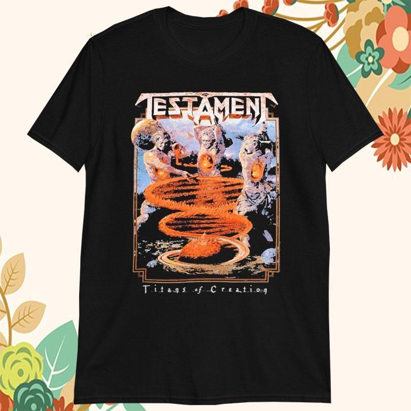 Collection Testament Titans Of Creation T Shirt Size S-5XL UR847 XXXL