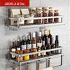 Punch-Free Kitchen Seasoning Storage Rack