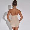 Sexy Neckholder-Kleid mit tiefem Ausschnitt und offenem Rücken, figurbetont für Damen - 2026 Europäischer & Amerikanischer Stil