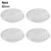 4pcs Round Square Anti Vibration Pads Washing Machine Silicone Feet Mat Furniture Cabinet Chair Leg Anti-Slip 40/60/80mm