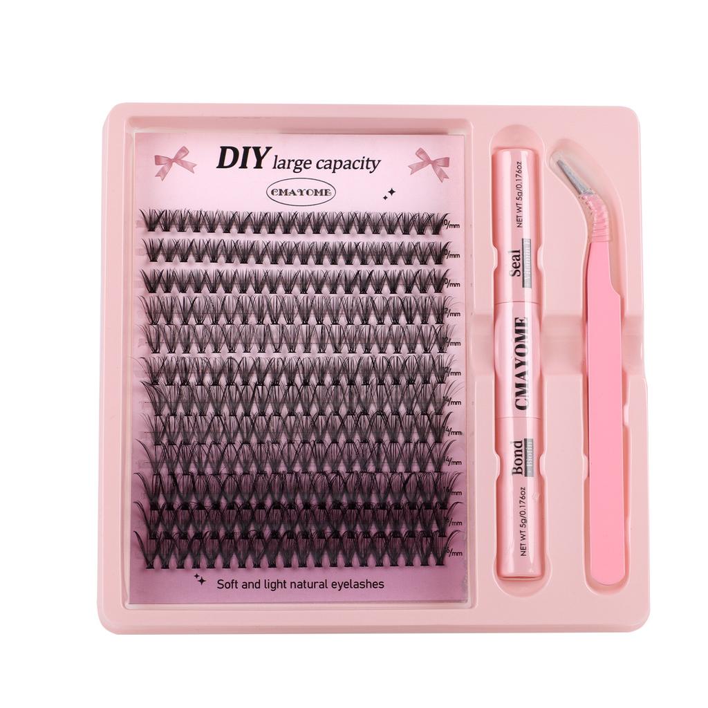 240 Clusters 10D100Dd Song Single Cluster False Eyelash Extension Set Diy Segmented Natural Dense Hair