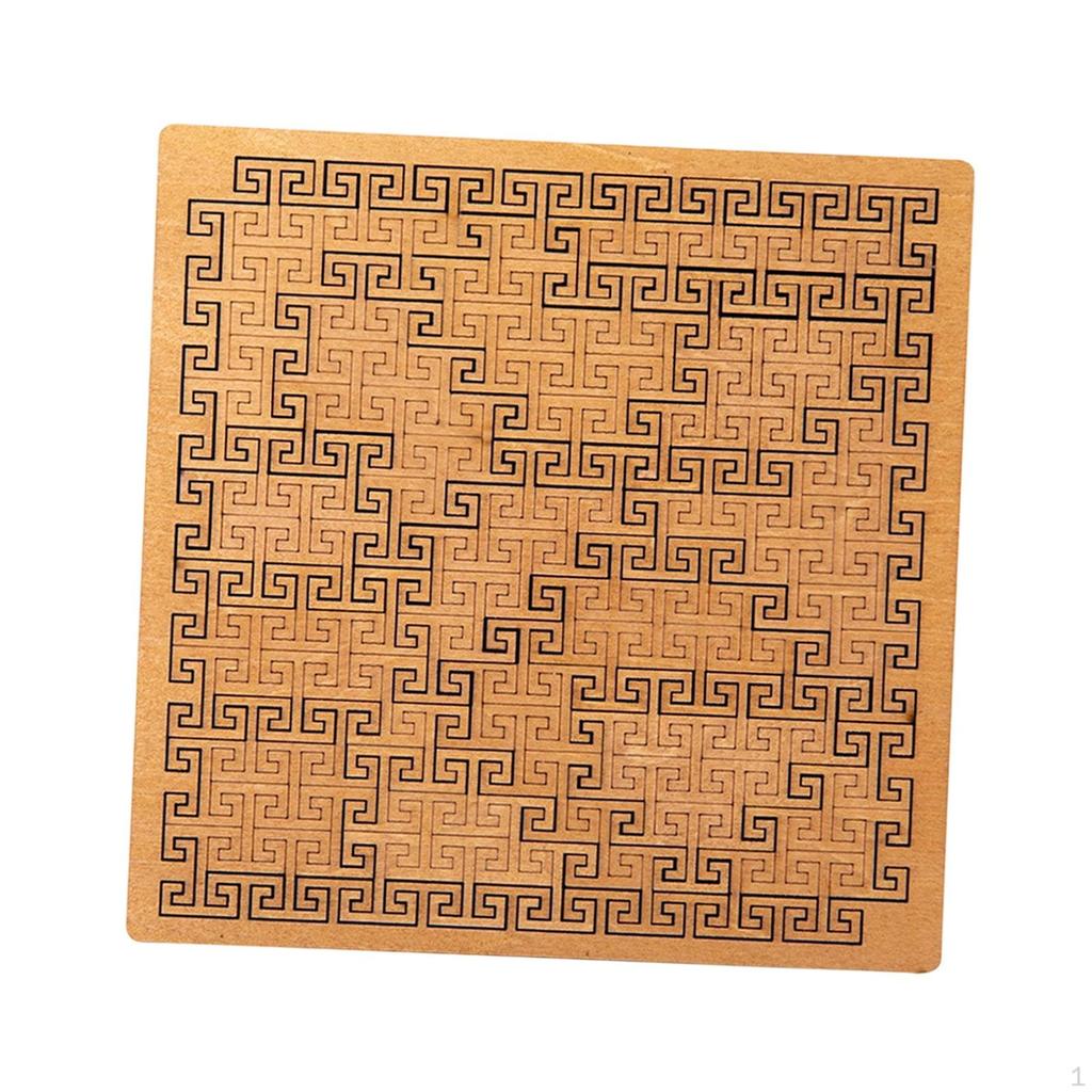 Holzpuzzle Geschenk Intelligenzentwicklung für die Familie Puzzlespiel Herausforderung Spielstil A