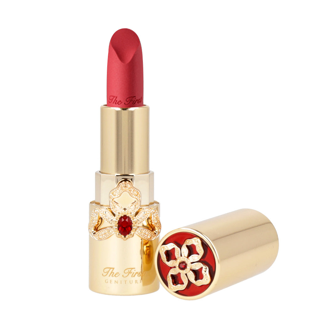 O HUI The First Geniture Sheer Velvet Lipstick 3,8g #Red+RANDOM GIFT