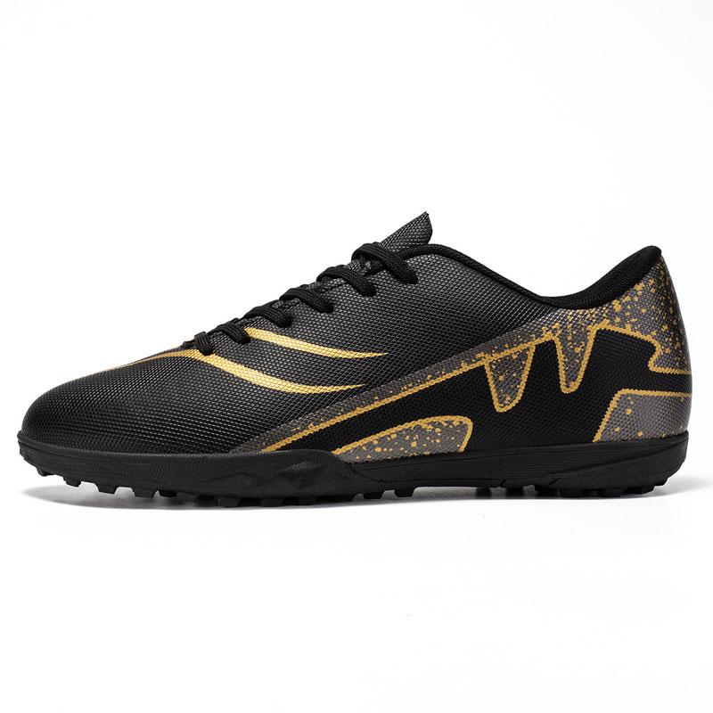 Men's Football Shoes Low Top Soccer shoes Men's Long Nail FG Cleat Outdoor Sports Training Shoes Anti Slip Nail Shoes Size 35-45