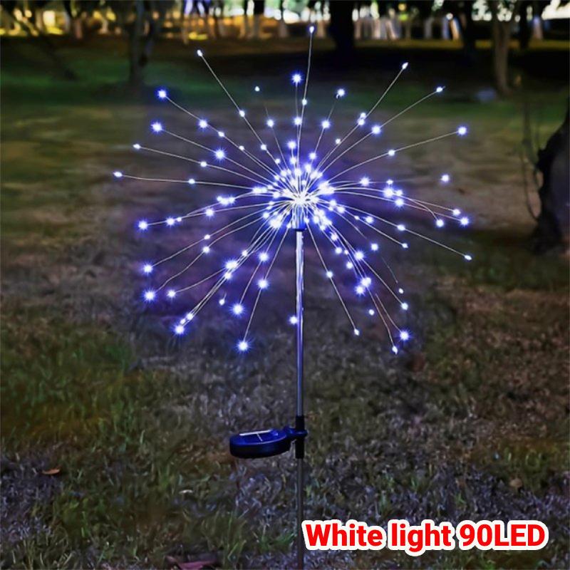 Solar Firework Light 90/120/150 LED Lights Outdoor Firework Solar Garden Decorative Lights Waterproof