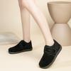 Winter new velvet thickened cotton shoes women's warm and comfortable Boken shoes Velcro cold-proof and wear-resistant cotton shoes