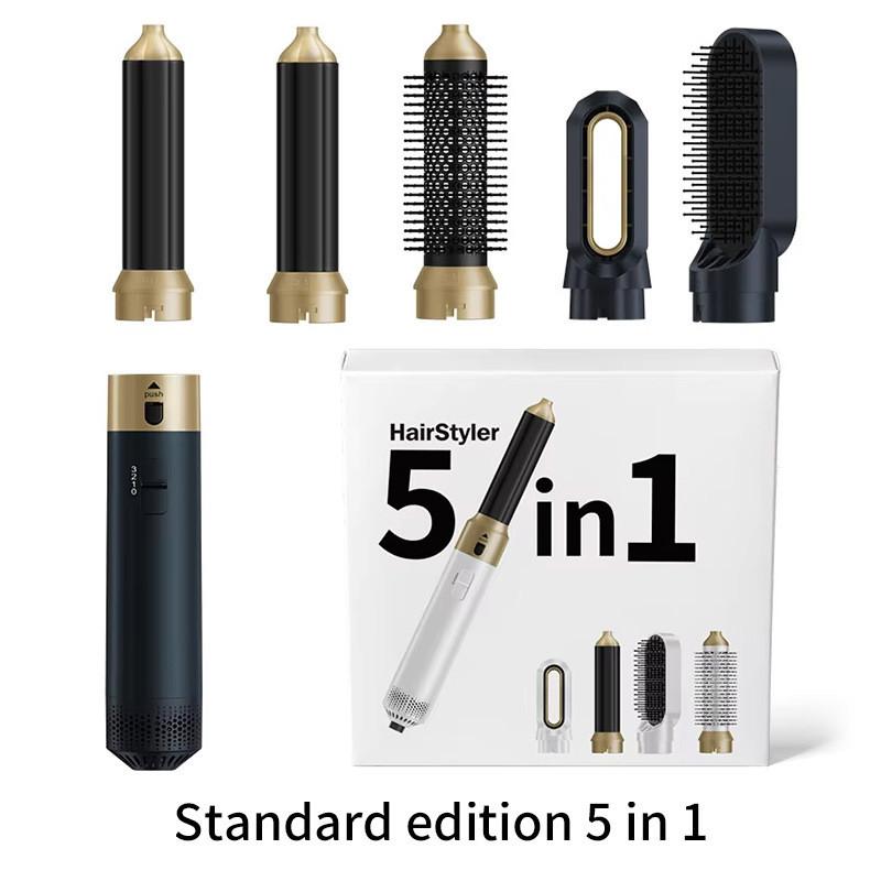 5-in-1 High-speed Automatic Curling Iron Multifunctional Hot Air Comb Straightening And Curling Dual-Use Hair Dryer
