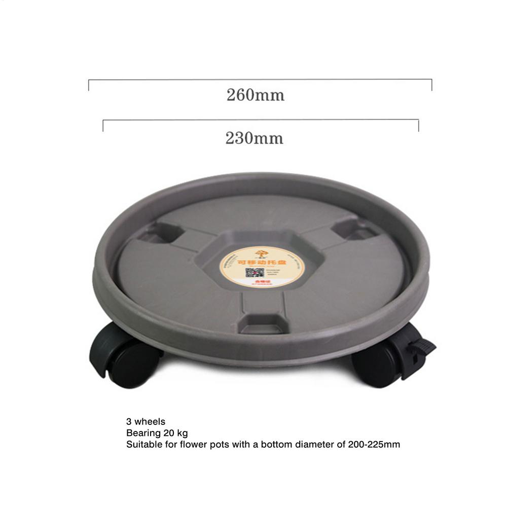 Flower Pot Stand Plant Saucer Pot Round Potted Plant Stand Removable Flower Pot Tray Tree Planter Stand Mobile flowerpot holder