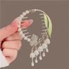 Flower Tassel Hair Clip Women Ladies Butterfly Rhinestone Pearl Metal Hair Claw Round Bun Ponytail Holder Hair Accessories