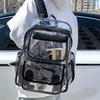 Schultasche Transparent Große Kapazität Rucksack 1011 Sommer Große Kapazität PVC Schultasche Paar Reise Aufbewahrungstasche Schmerztasche