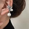 Hiphop Punk Vintage Perlen Zirkon Ohr Manschetten Nicht durchbohrte Ohrclip Ohrringe Fake Knorpel Ohrring für Damen Heißverkauf Schmuck