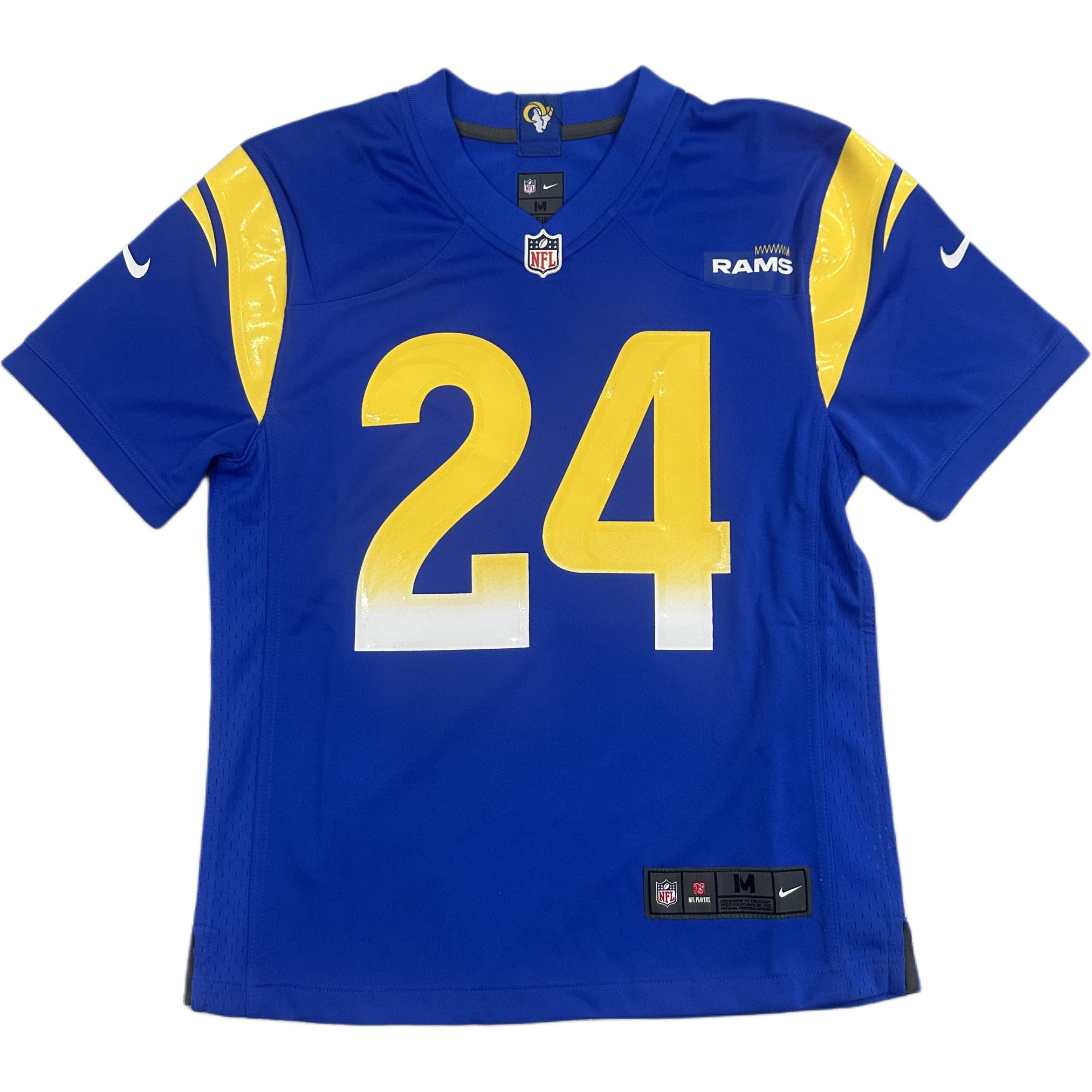

Футболка Nike NFL Collaboration RAPP Rams 24 Удобный Простой Пуловер Короткий Рукав Детские Топы Синий 3Z1B7N1P9---RAMTR M