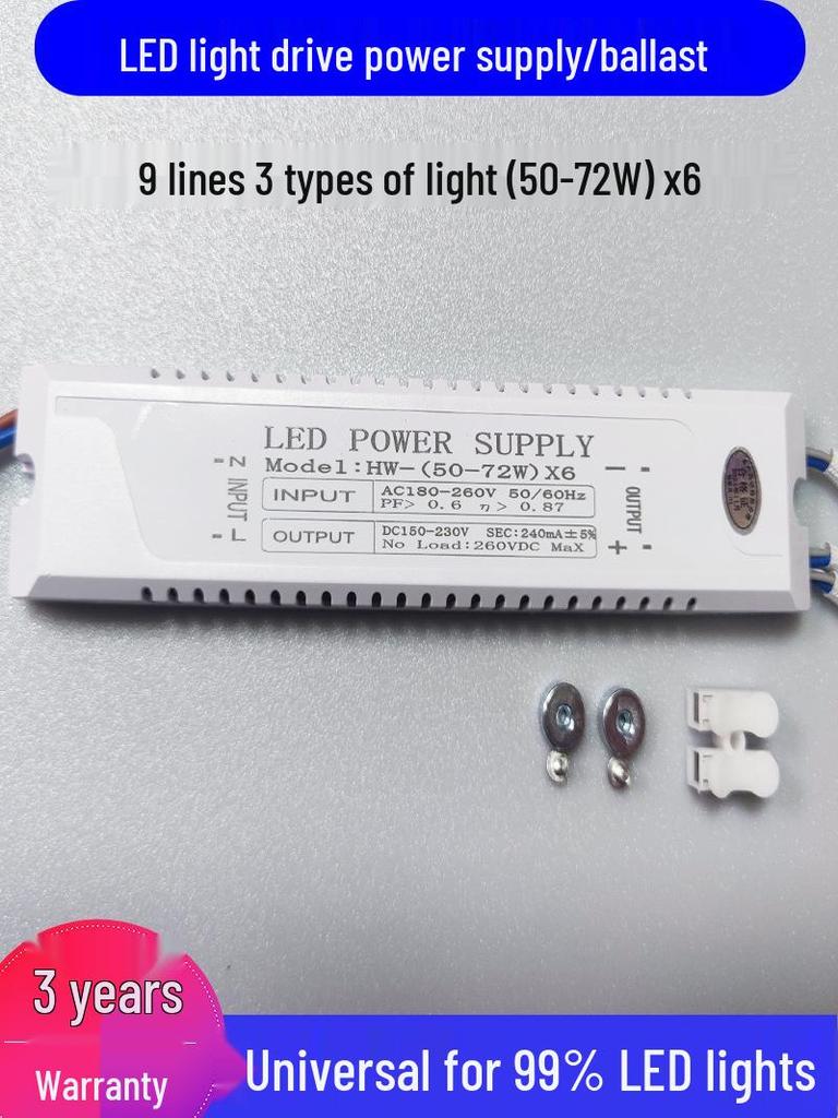 Universal LED Driver for Three-Color Ceiling Panel Light
