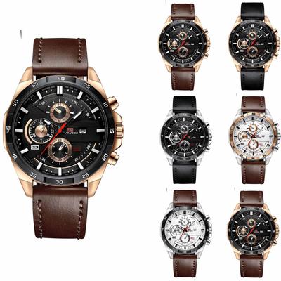 Men's  Luminous Running Alarm Clock Watch