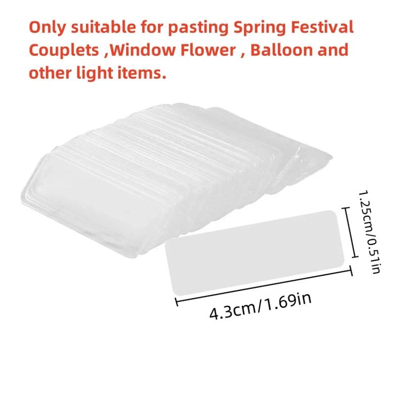 Ultra-strong Double-sided Adhesive Tape Transparent Non-marking Washable Mounting Sticky for Photo Walls Poster Floors Carpets